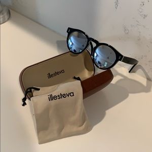 illesteva mirrored “Leonard” sunglasses